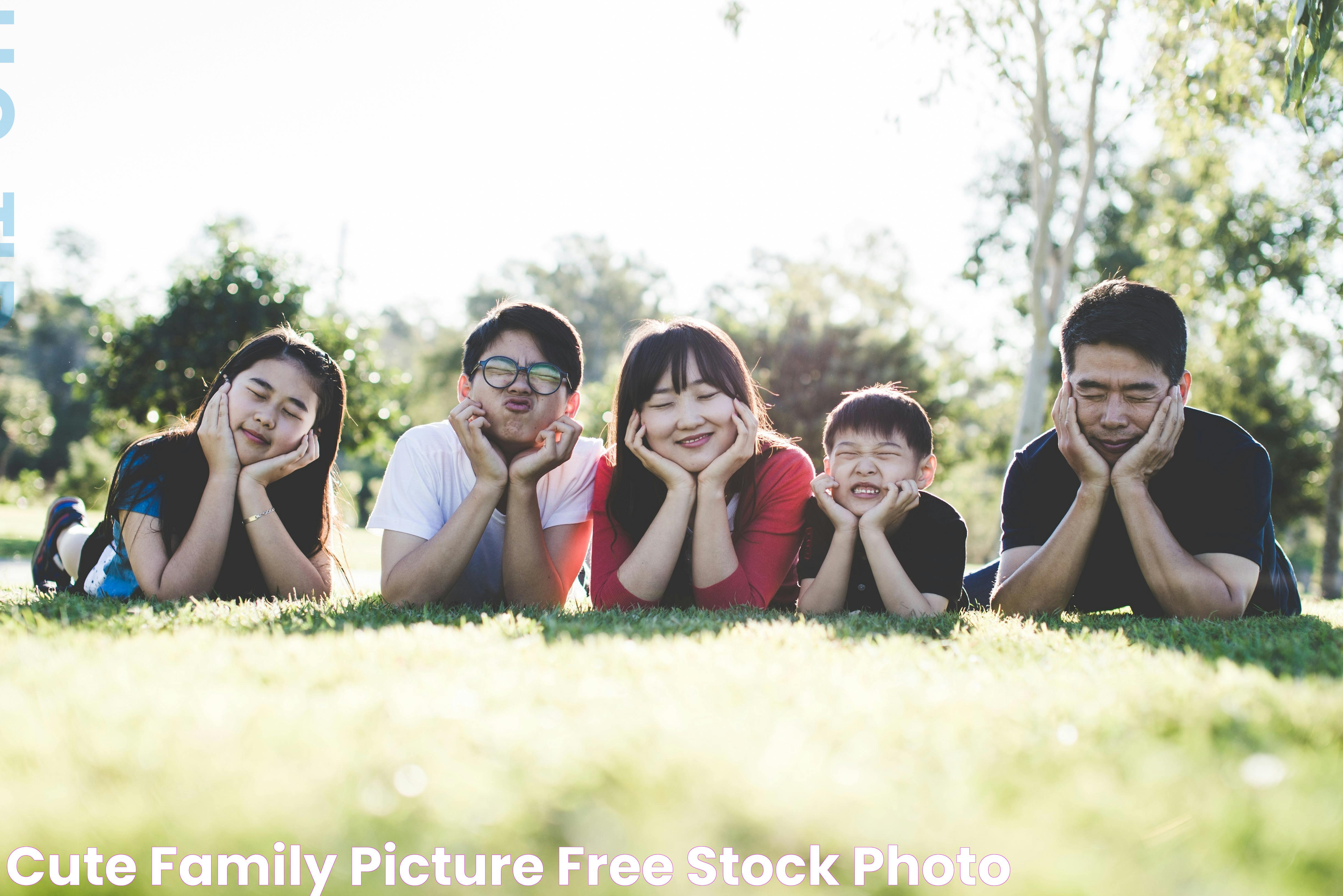 Cute Family Picture · Free Stock Photo