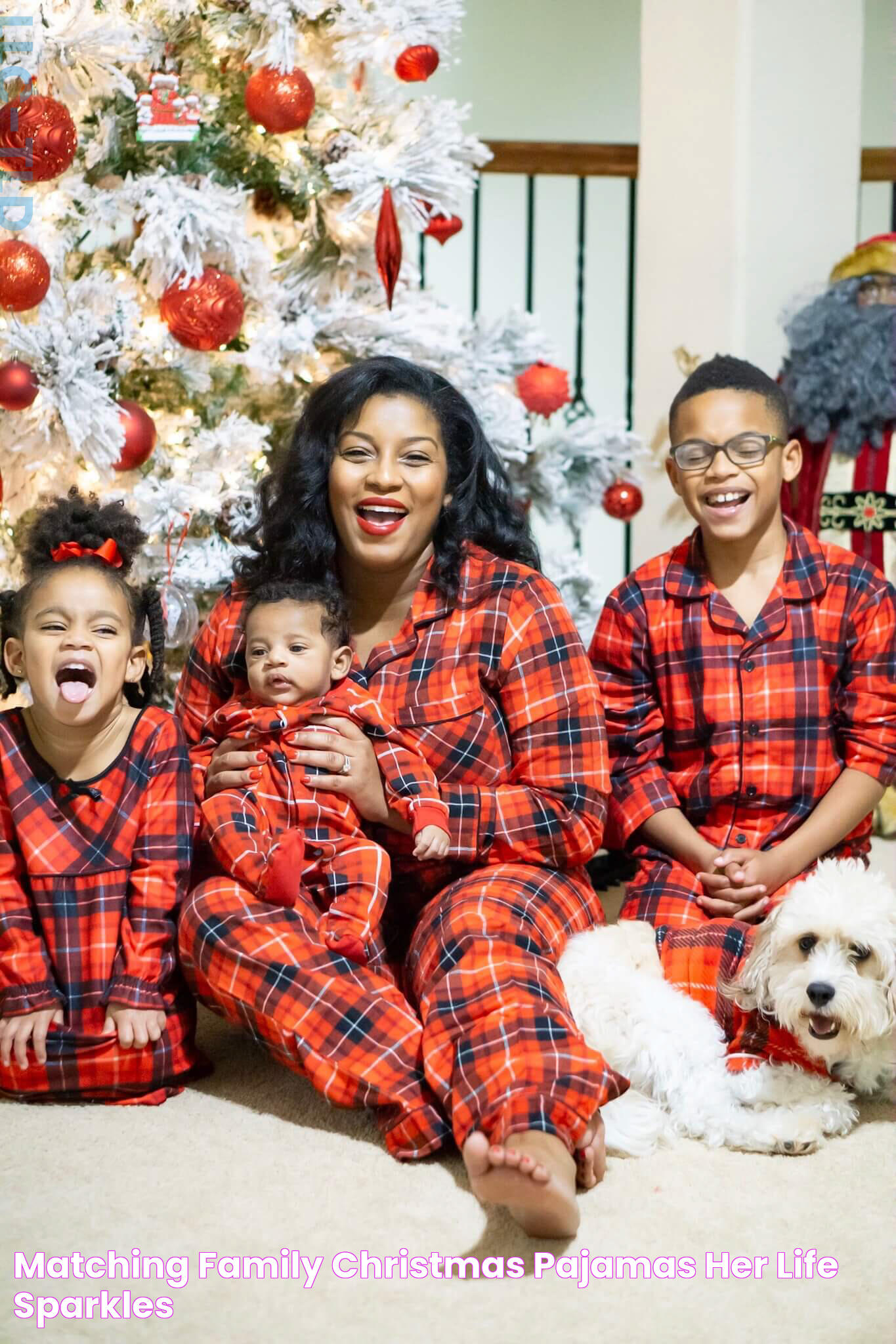 Matching Family Christmas Pajamas Her Life Sparkles