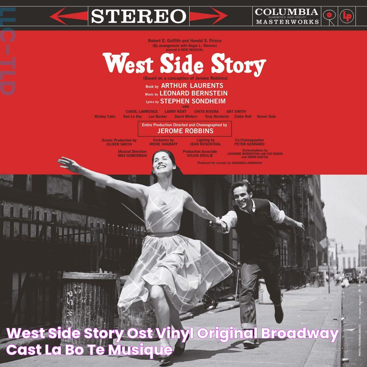 West Side Story (OST) (Vinyl) Original Broadway Cast La Boîte à Musique