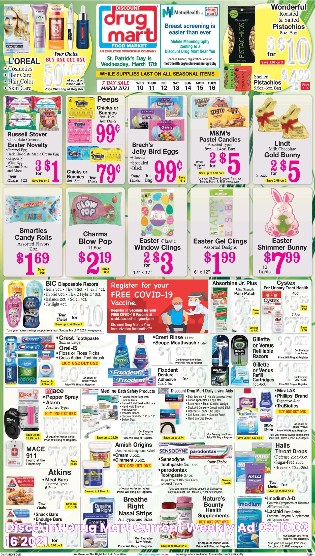 Discount Drug Mart Current weekly ad 03/10 03/16/2021