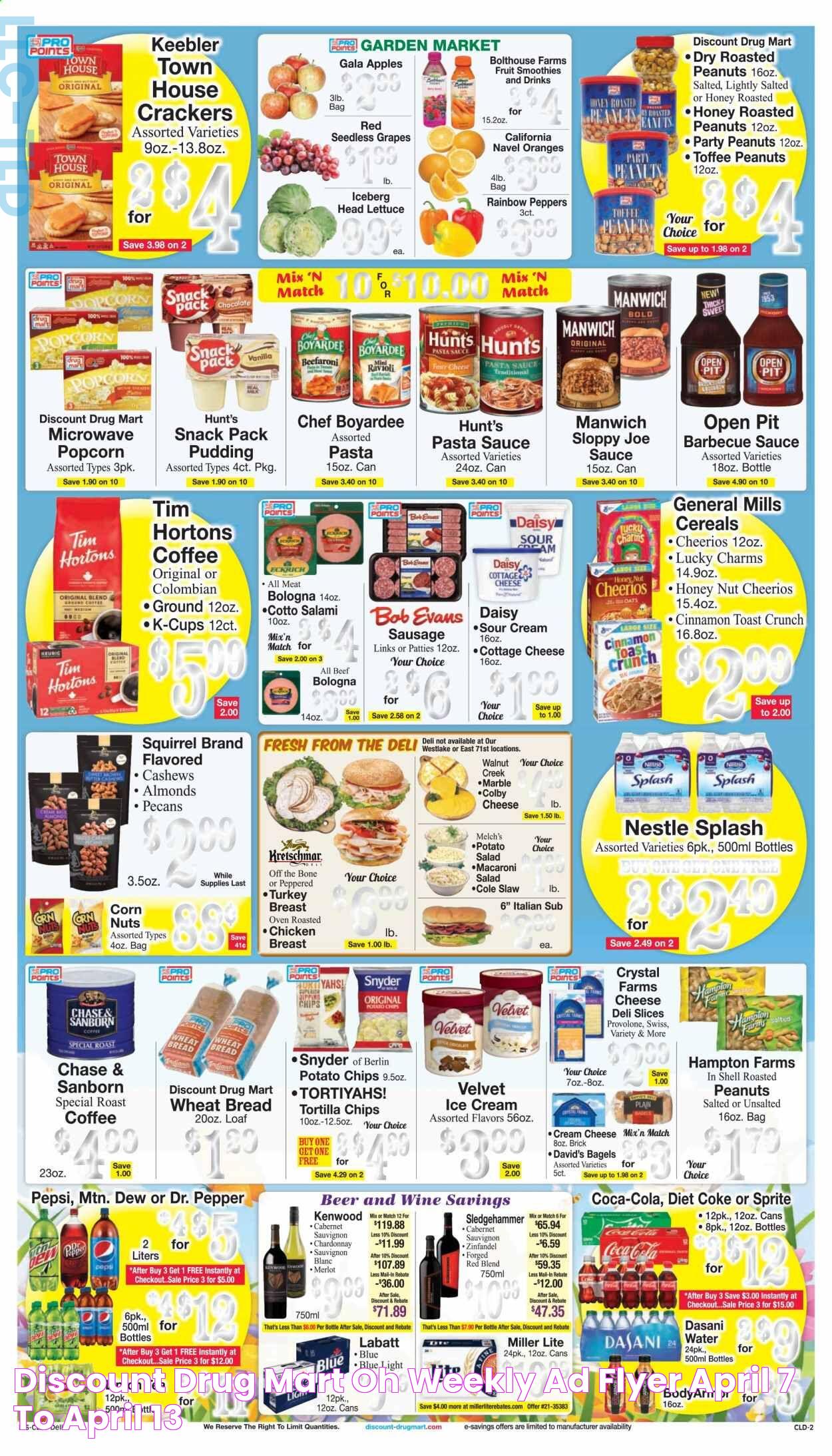 Discount Drug Mart (OH) Weekly Ad Flyer April 7 to April 13