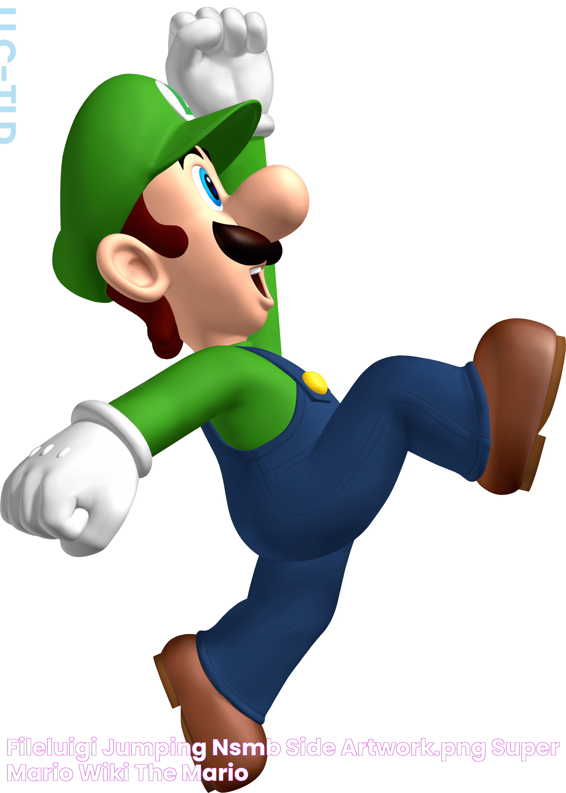 FileLuigi jumping NSMB side artwork.png Super Mario Wiki, the Mario