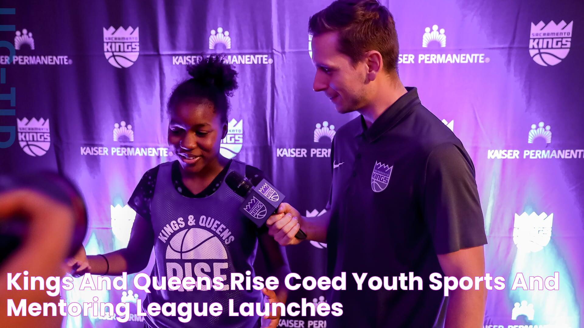 Kings and Queens Rise CoEd Youth Sports and Mentoring League Launches