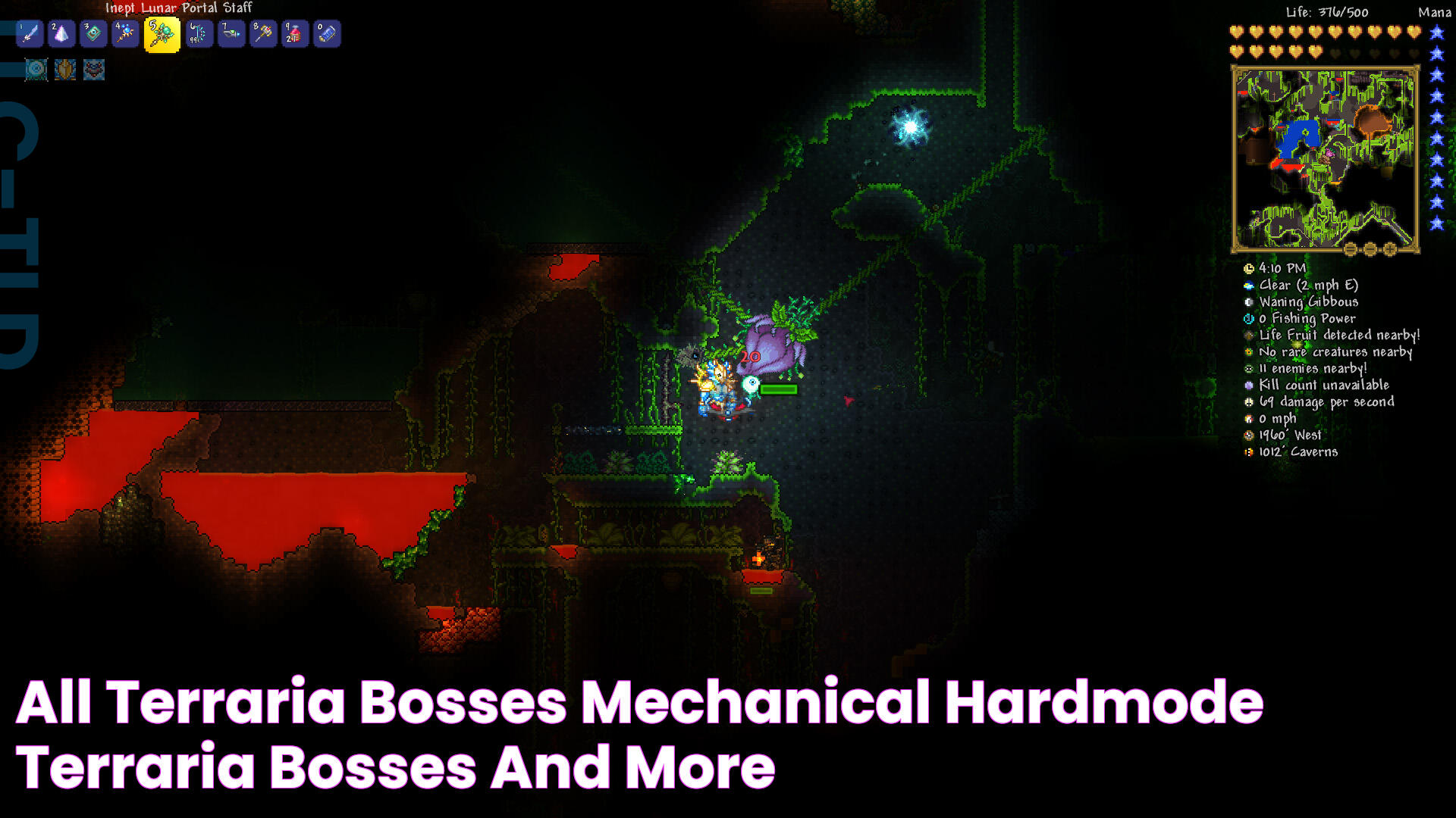 All Terraria bosses Mechanical, Hardmode Terraria bosses, and more