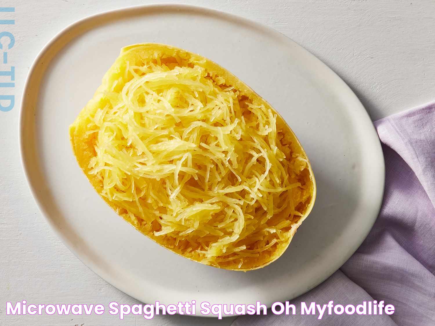 Microwave Spaghetti Squash Oh! Myfoodlife