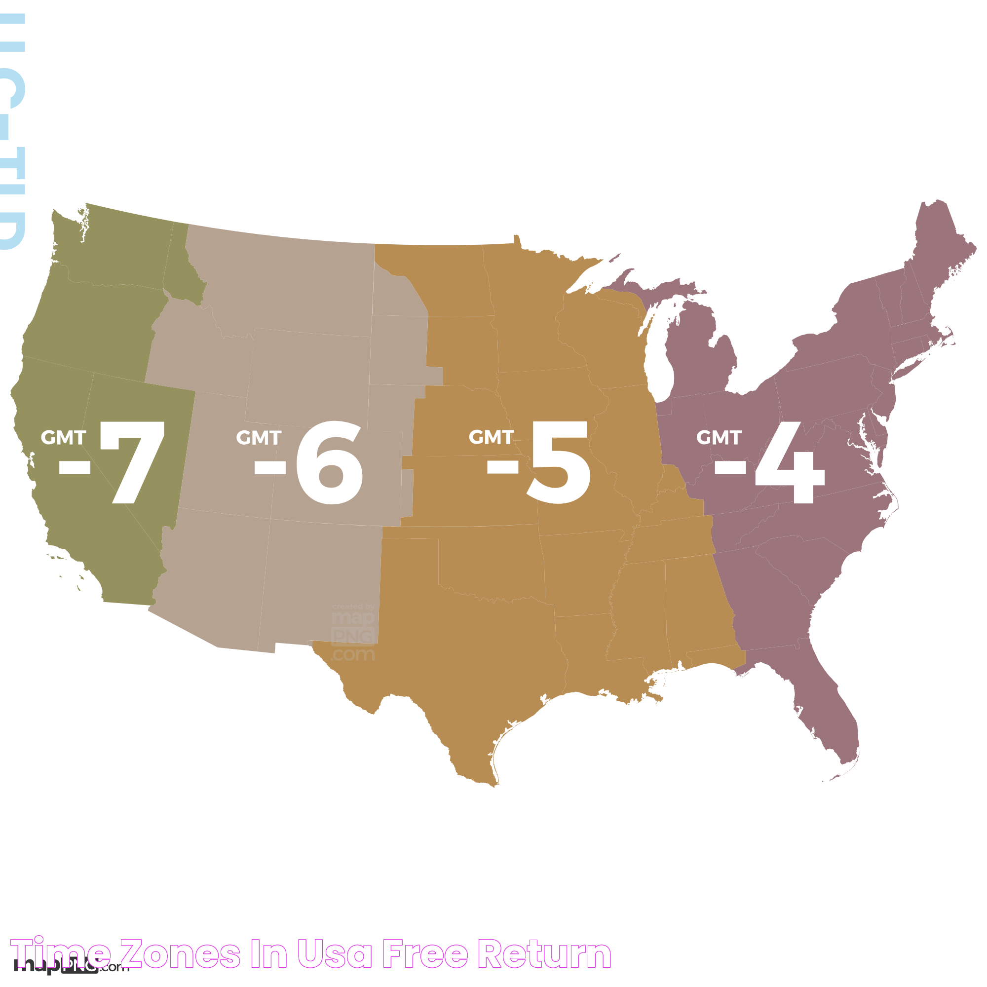 Time Zones In Usa Free Return