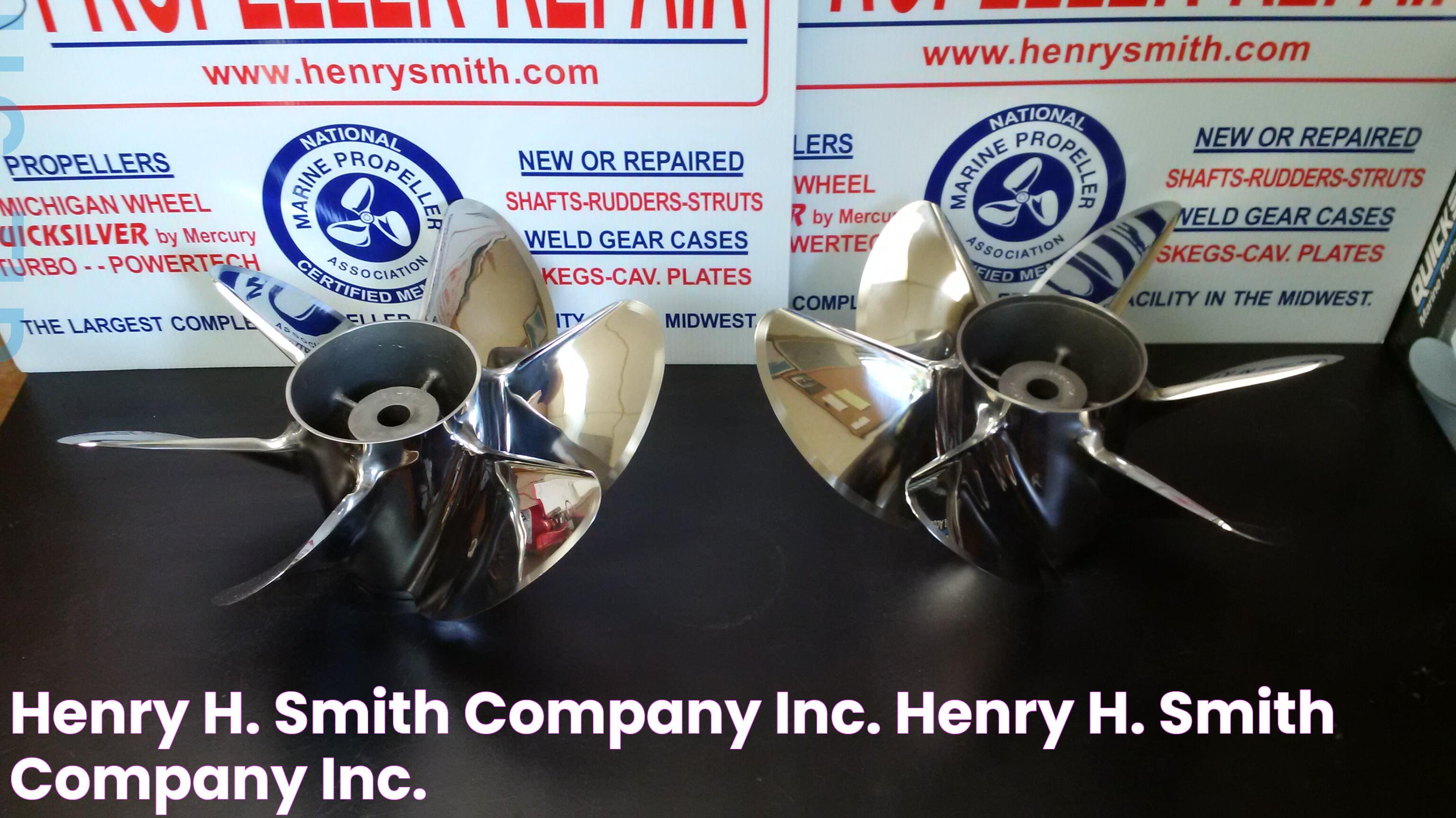 Henry H. Smith Company, Inc. ⋆ Henry H. Smith Company, Inc.