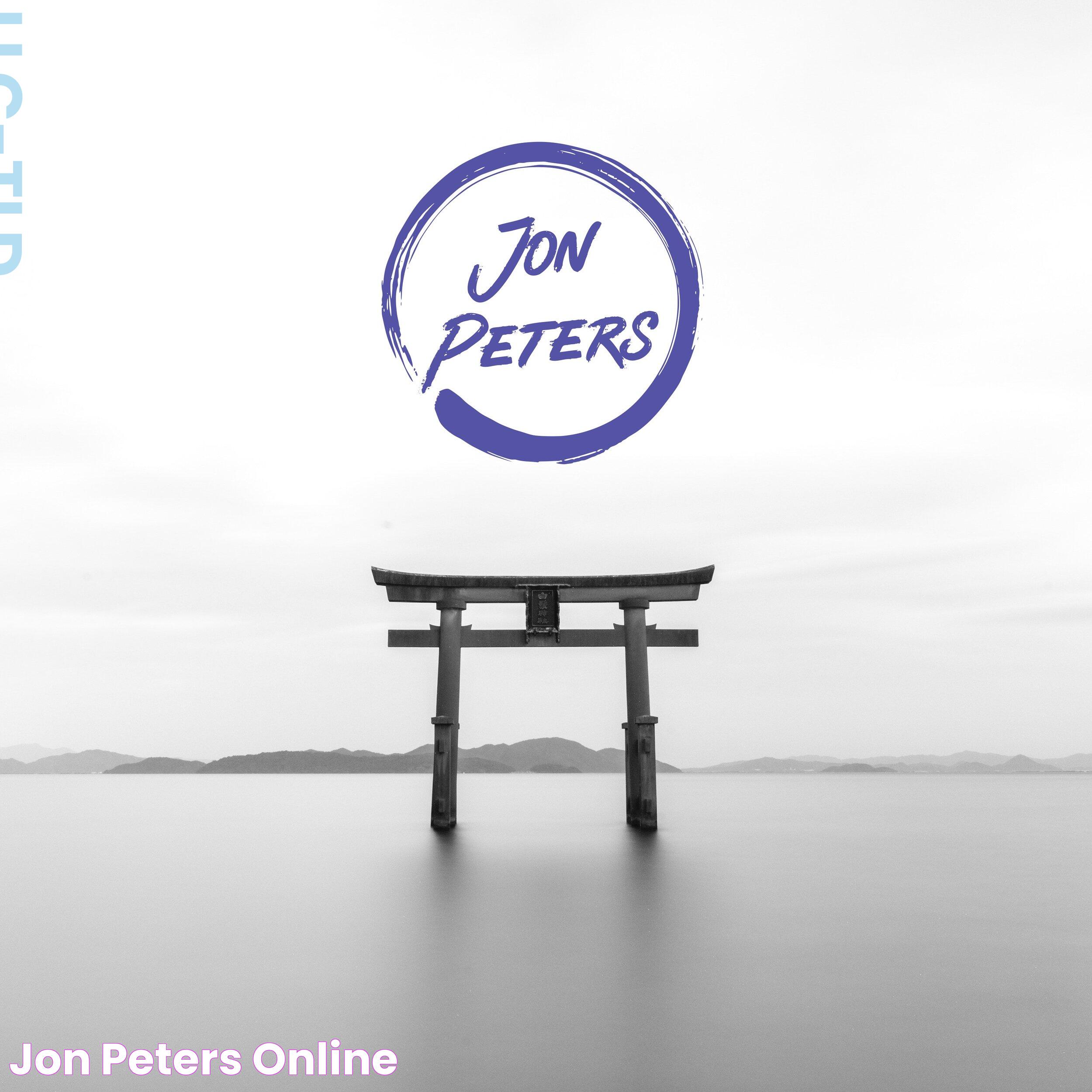 Jon Peters Online