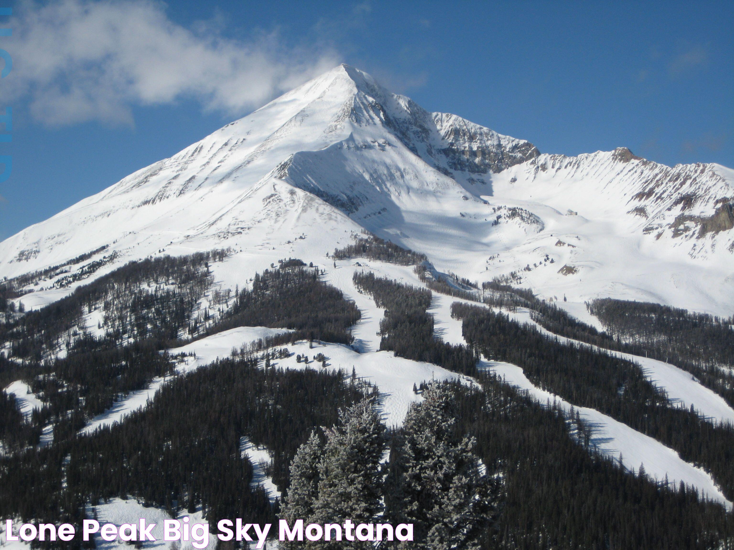 Lone Peak, Big Sky Montana