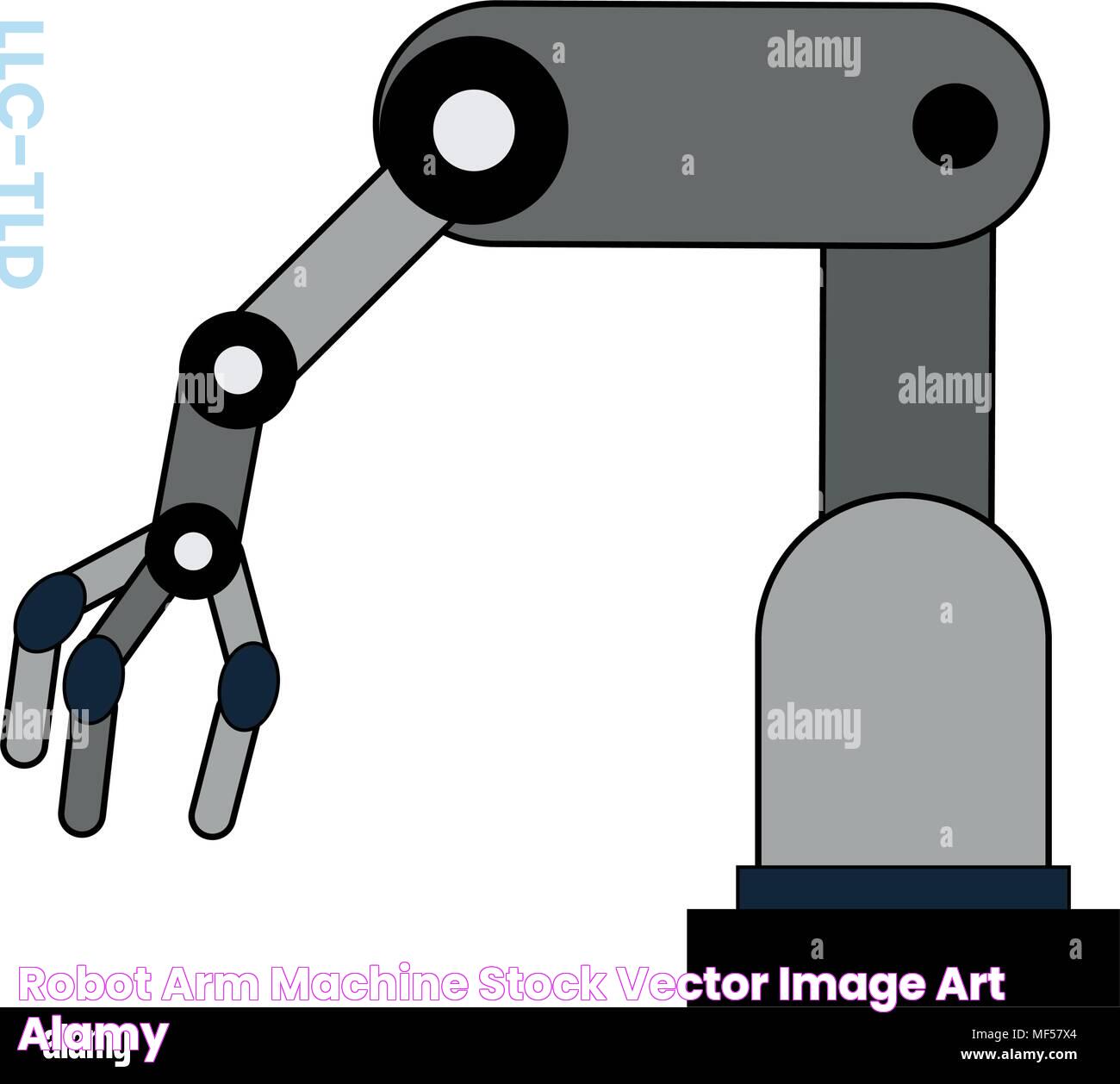 Robot arm machine Stock Vector Image & Art Alamy