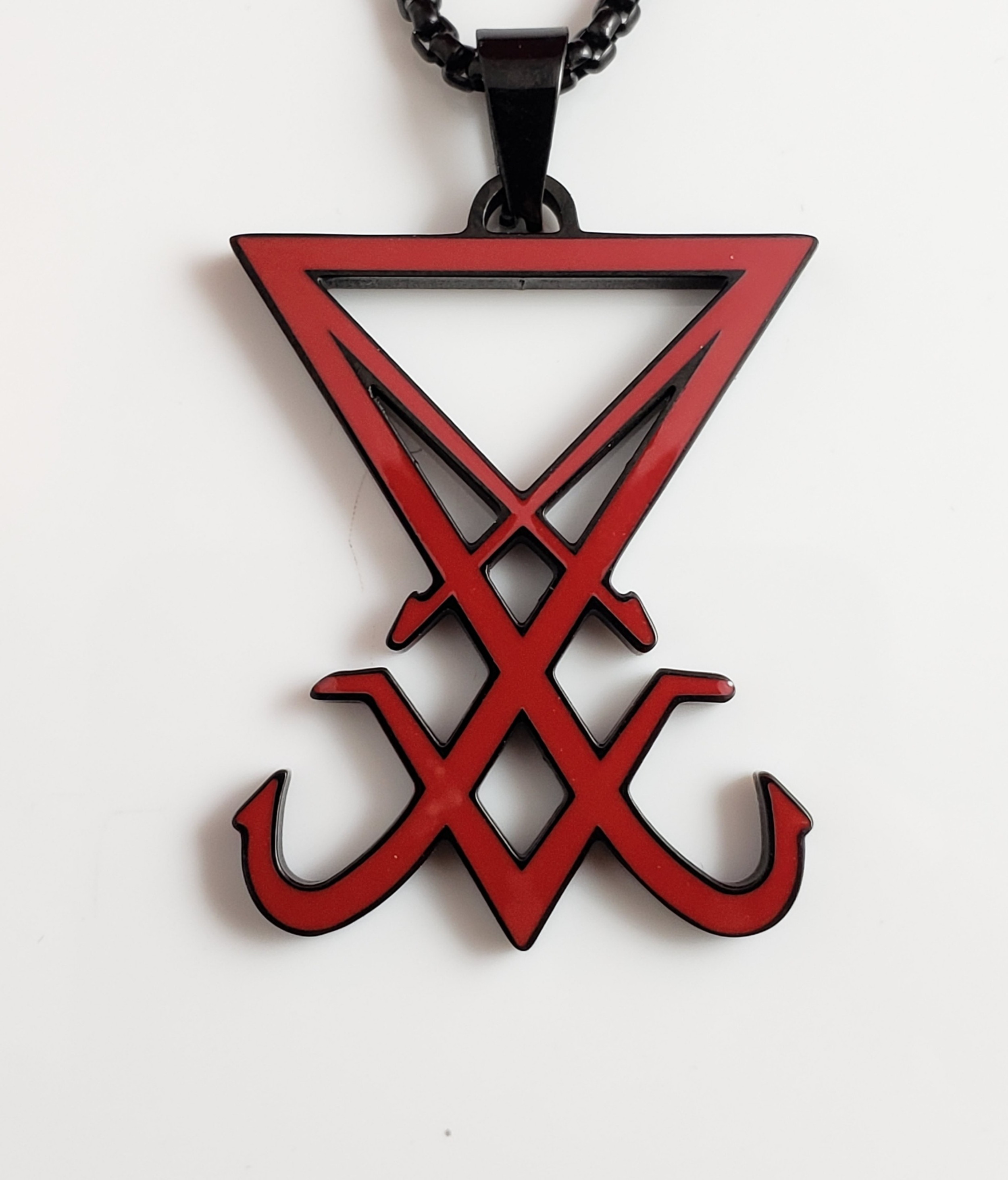 Seal of Lucifer Sigil Occult Jewelry United States