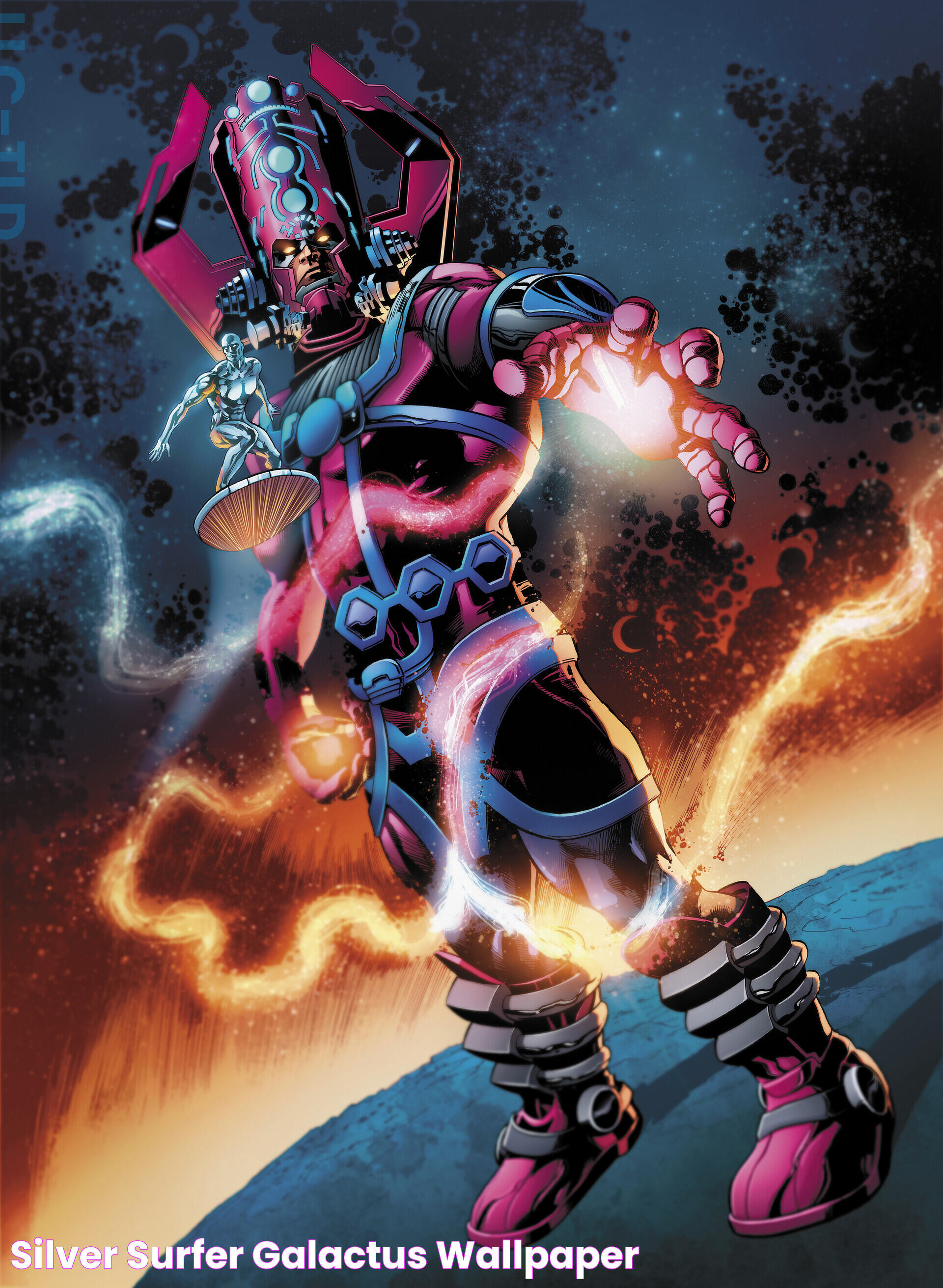 Silver Surfer Galactus Wallpaper