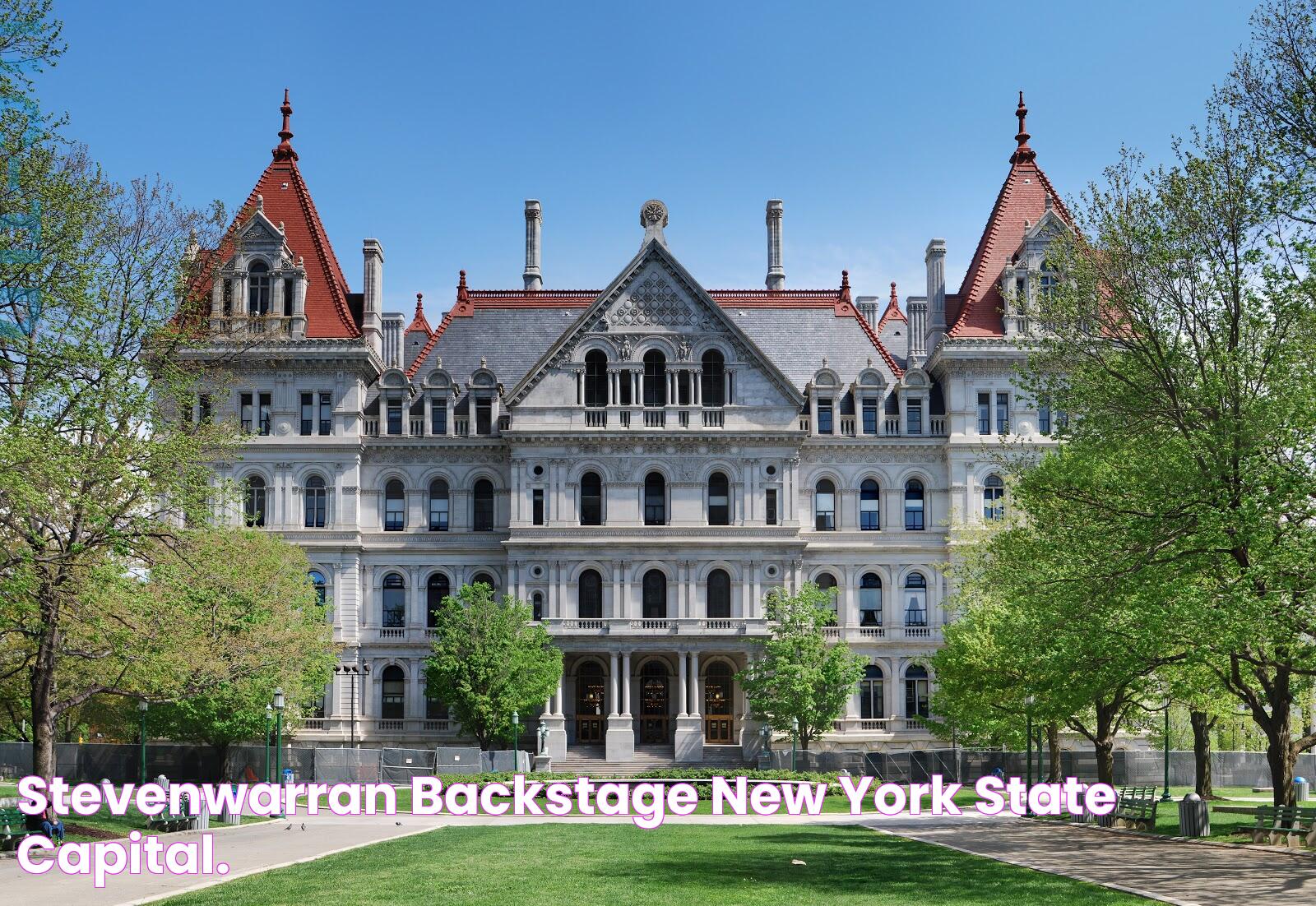 StevenWarRan Backstage New York State Capital.