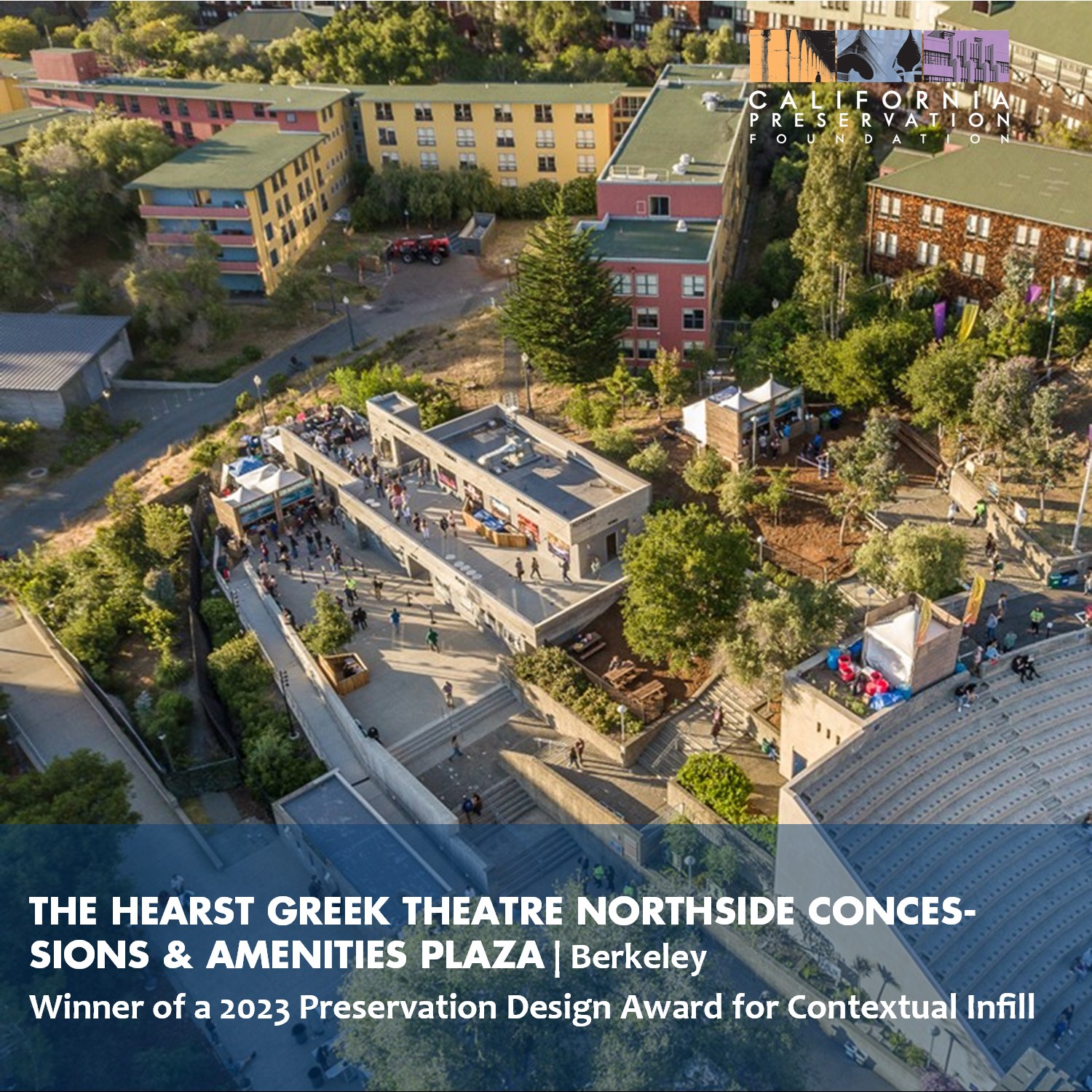 The Hearst Greek Theatre Northside Concessions & Amenities Plaza