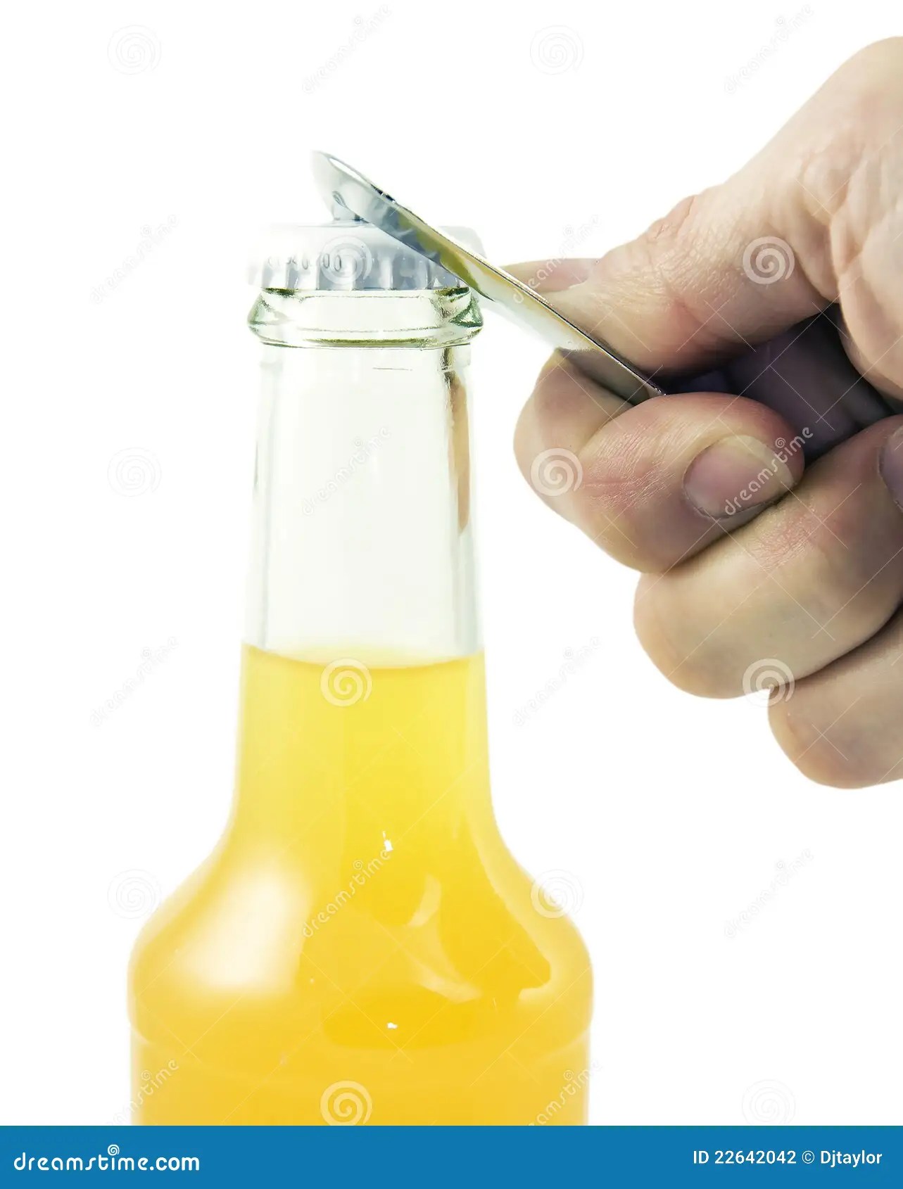 Opening Bottle With Bottle Opener Stock Photography Image 22642042