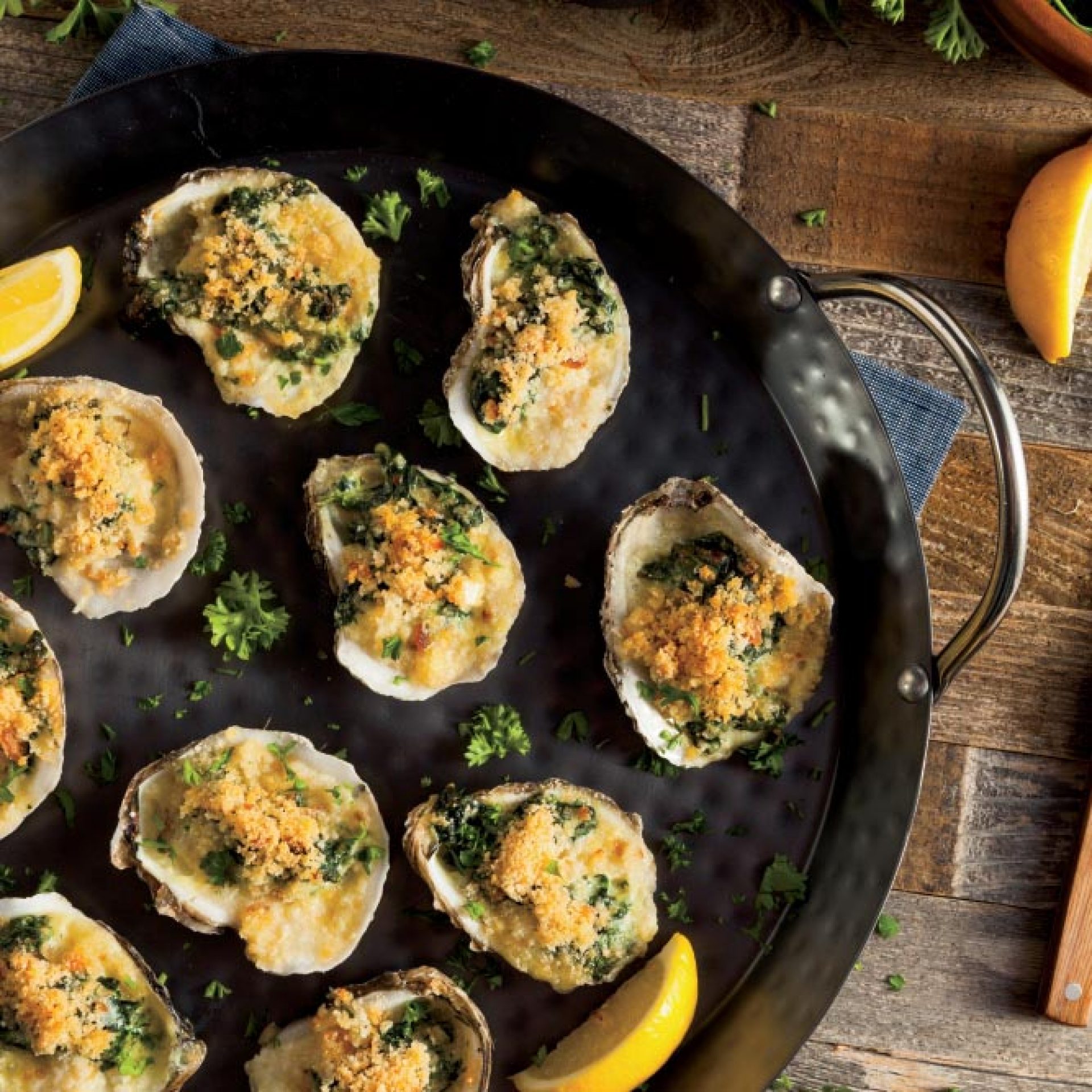 Oysters Rockefeller Farm Flavor Recipe