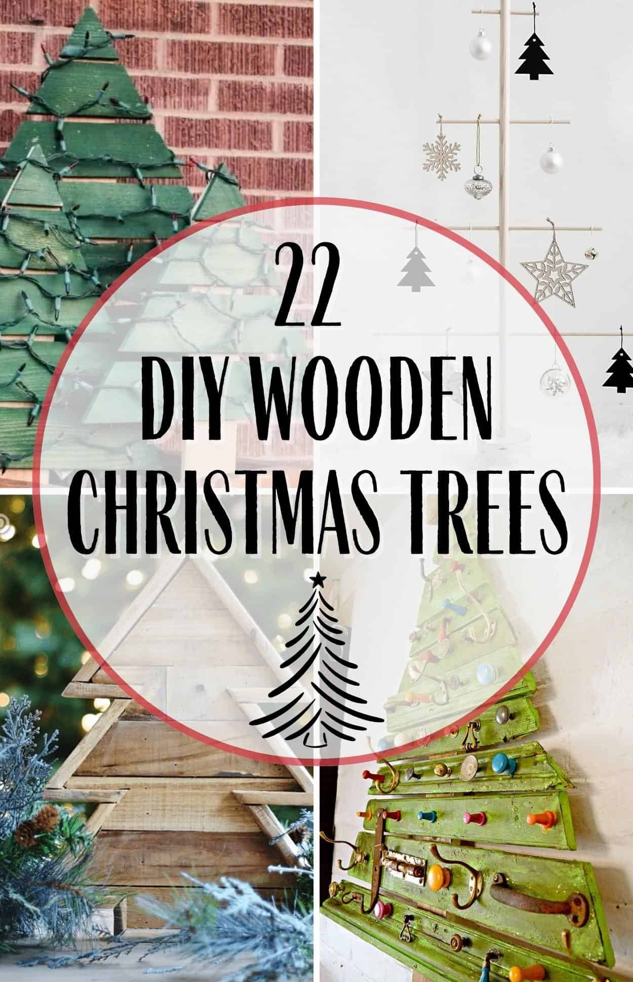 22 DIY Wood Christmas Tree Ideas that are too cool not to make