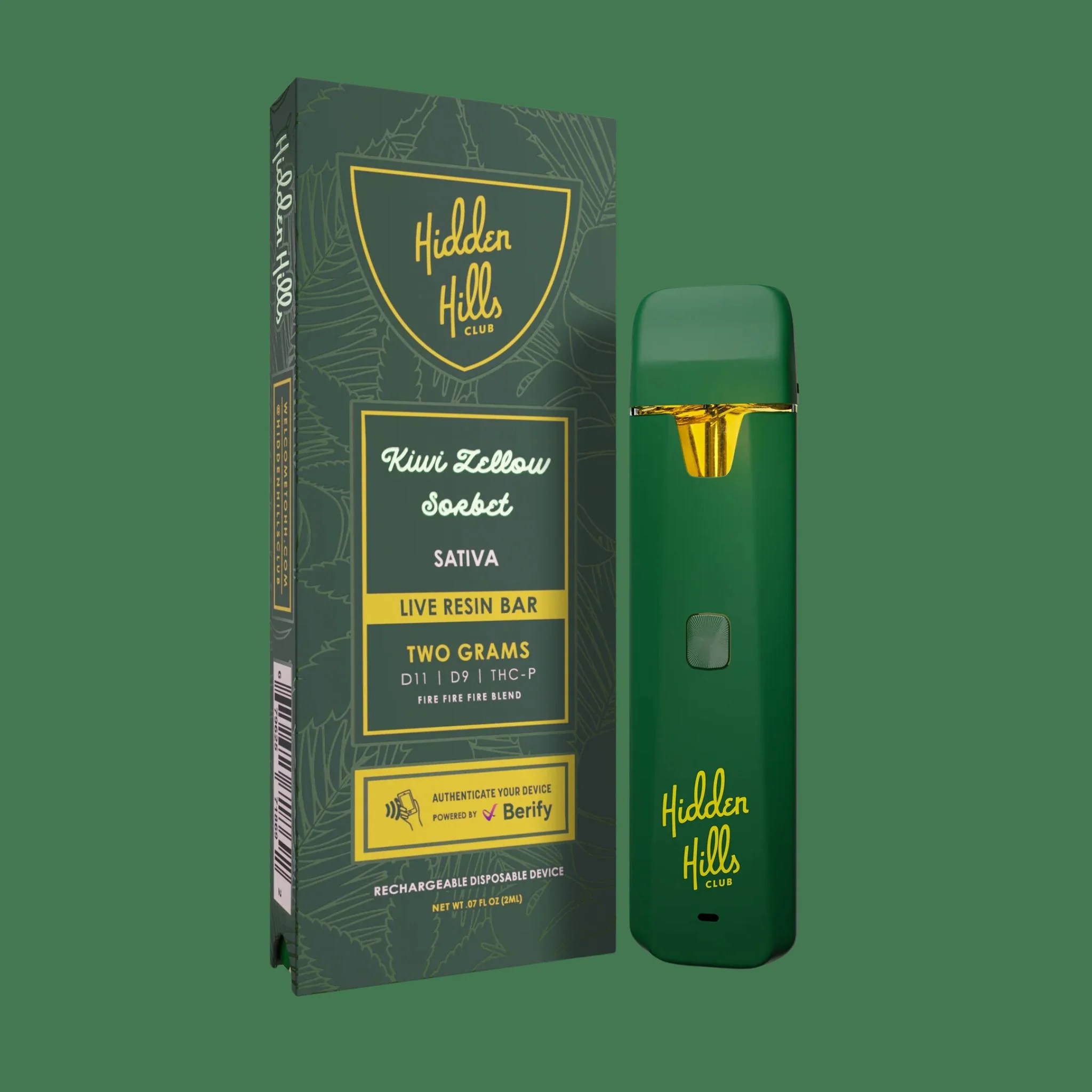 Hidden Hills Vape Delta 9 Vape 2g Disposable Vape Pen