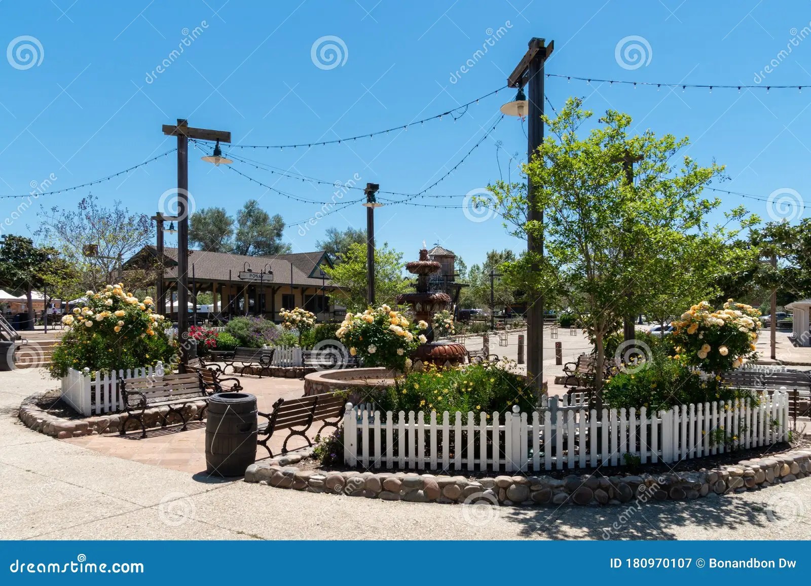 Old Poway Park and Village, Poway, California Stock Image Image of