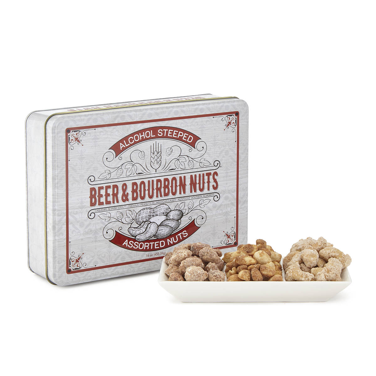 Goods Beer and Bourbon Nuts Alcohol Infused Snack