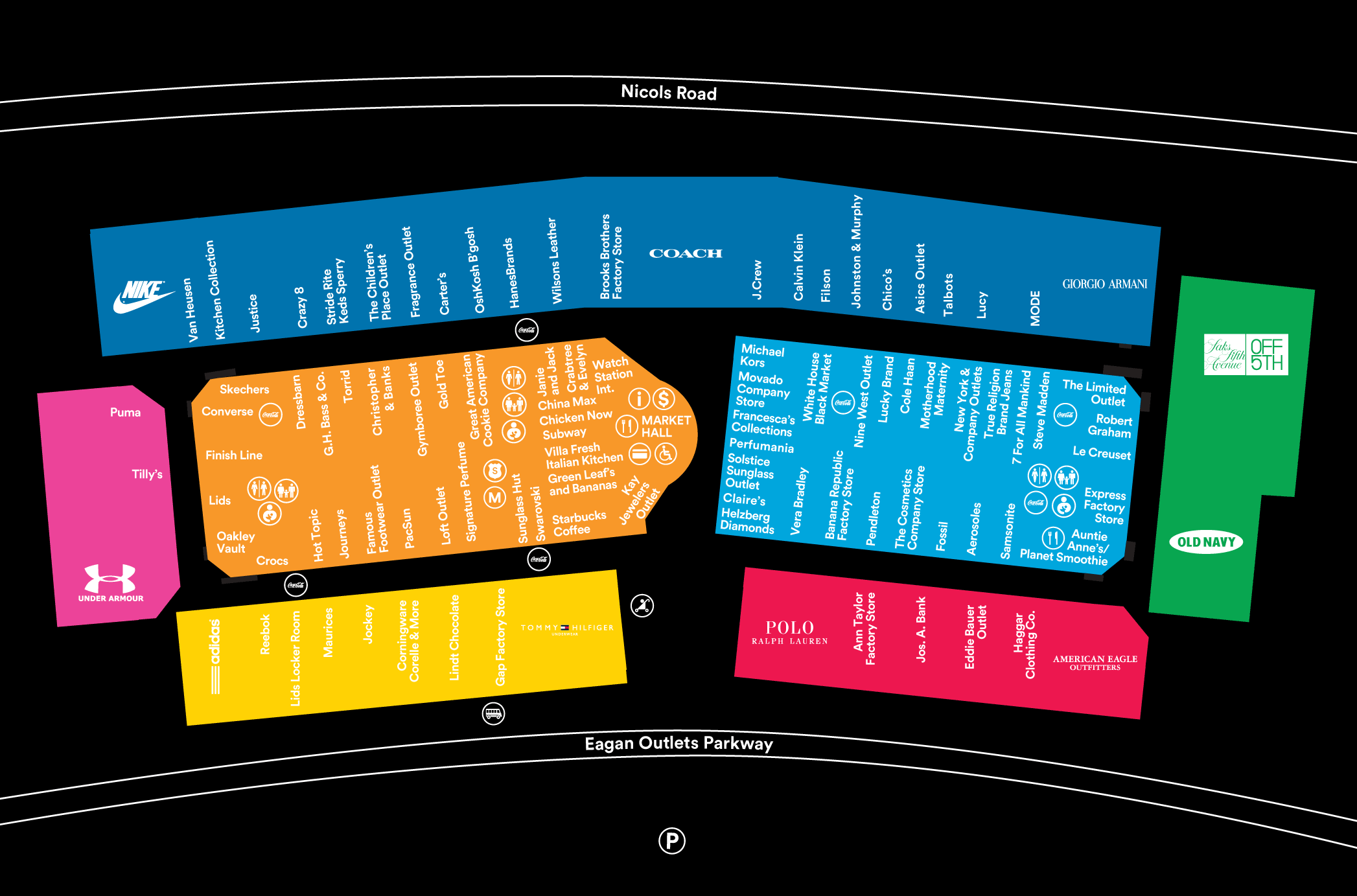 Grand Prairie Outlet Mall Map Brenda Tatiania