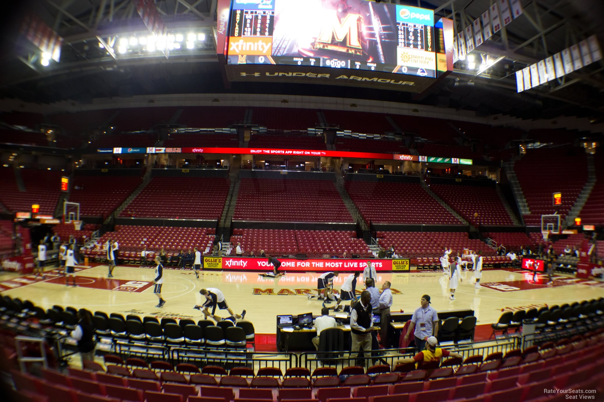 Section 114 at Xfinity Center