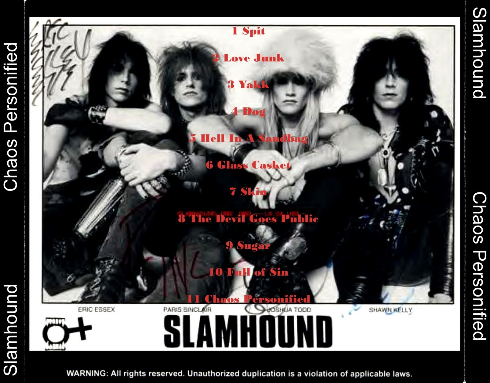 KISSMAR Slamhound Chaos Personified 1993 (Hard Rock)